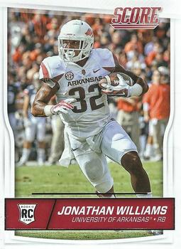 Jonathan Williams Arkansas Razorbacks 2016 Panini Score NFL Rookie Card #353